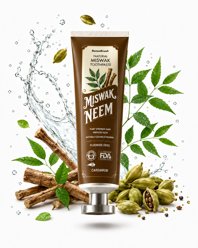 RemoBrush Miswak & Neem Toothpaste (Halal)