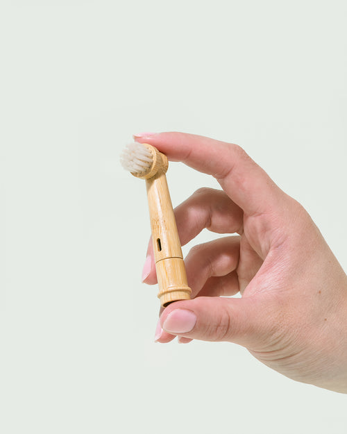 Miswak Bristles Electric Bamboo Toothbrush Heads (2-Pack)